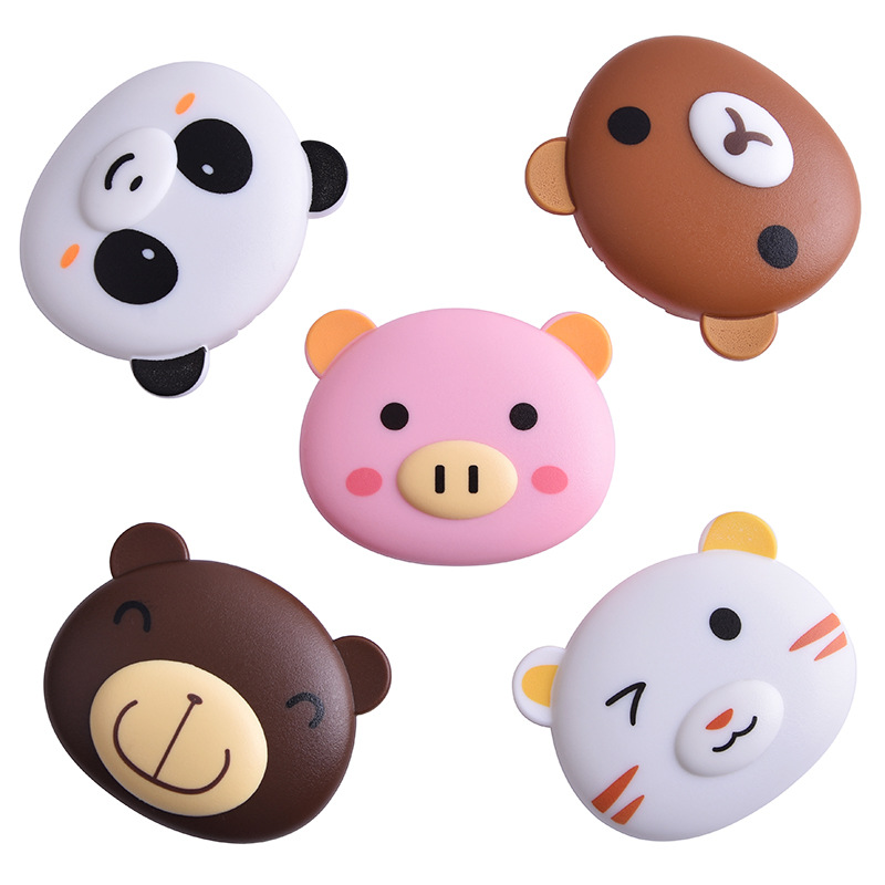 Picture of Animal Series Contact Lens Case Contact Lens Companion Box Cartoon Shape Contact Lens Nursing Box Portable