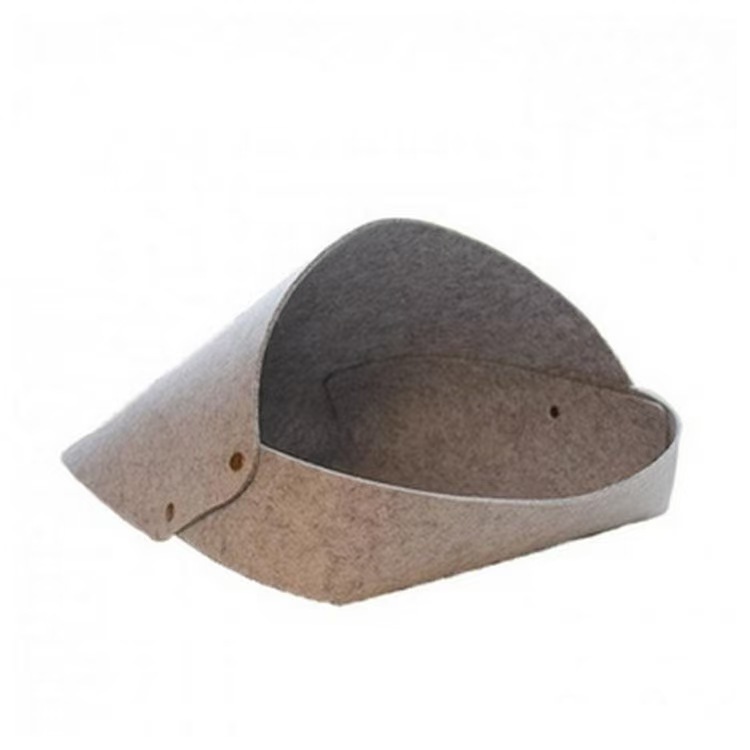 Wholesale felt cat nest pet nest whale type felt pet nest warm foldable pet nest