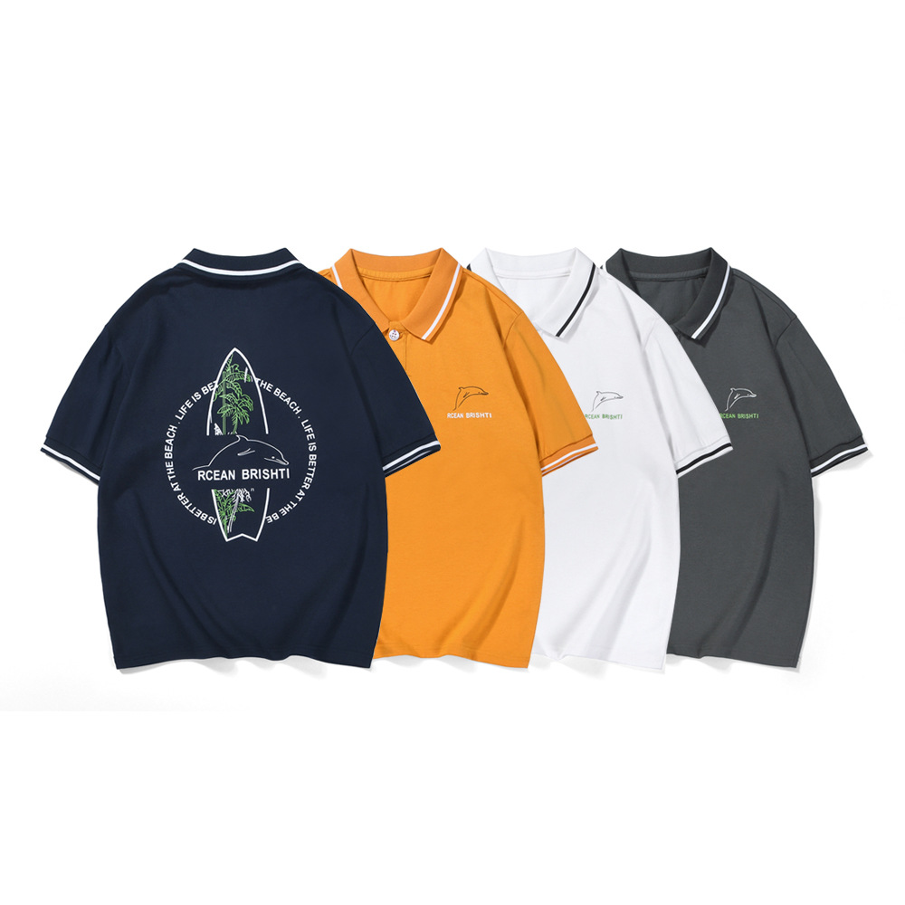 Picture of Summer Korean version of the new boys short sleeve cotton POLO short sleeve shirt children's lapel jacket T-shirt wholesale