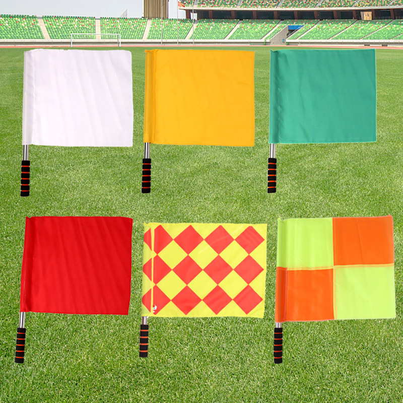 Picture of Sports Event Referee Command Flag High Density Polyester Training Patrol Flag Track and Field Competition Group Purchase Equipment