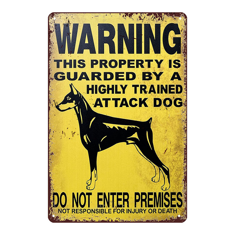 Picture of Cross-Border Hot-Selling Retro Warning Signs No Smoking American Iron Paintings Art Home Posters Decorative Paintings
