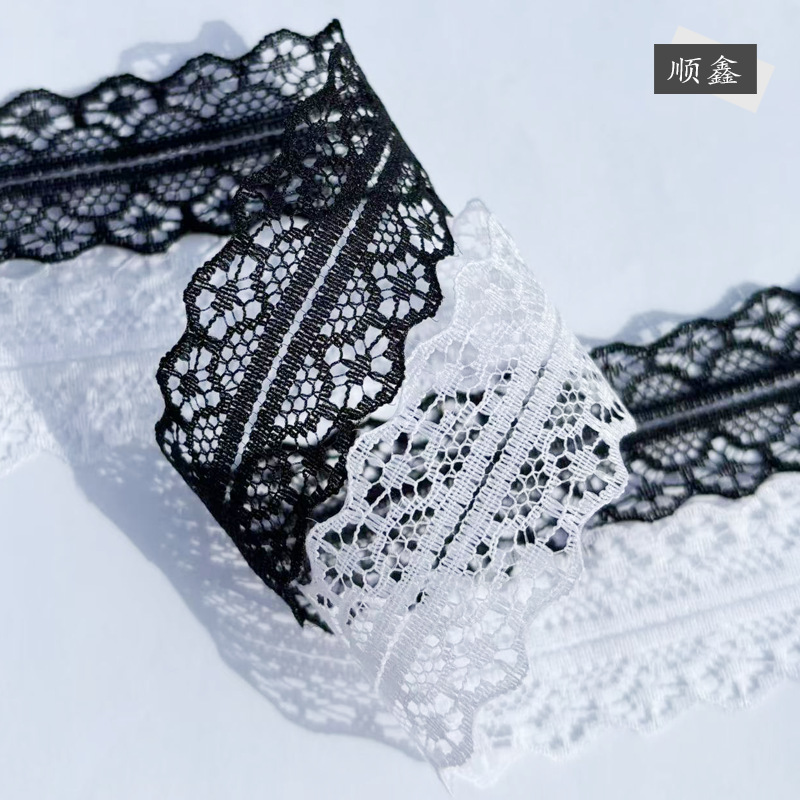 Lace Shoelaces DIY Ballet Style Cute Girl Accessories Desun Shoes White Silk Lace Shoelaces Pair