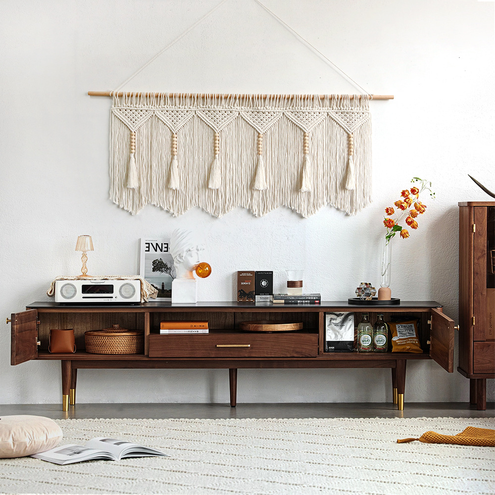 Cross-border new source Nordic-style hand-woven tapestry tassel wall decoration room decoration sofa background wall hanging