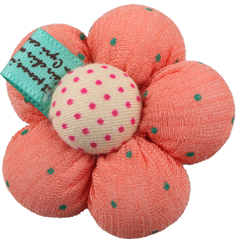 Picture of Handmade DIY jewelry accessories children hair accessories material wholesale baby hairpin fabric pumpkin flower shoes flower decoration
