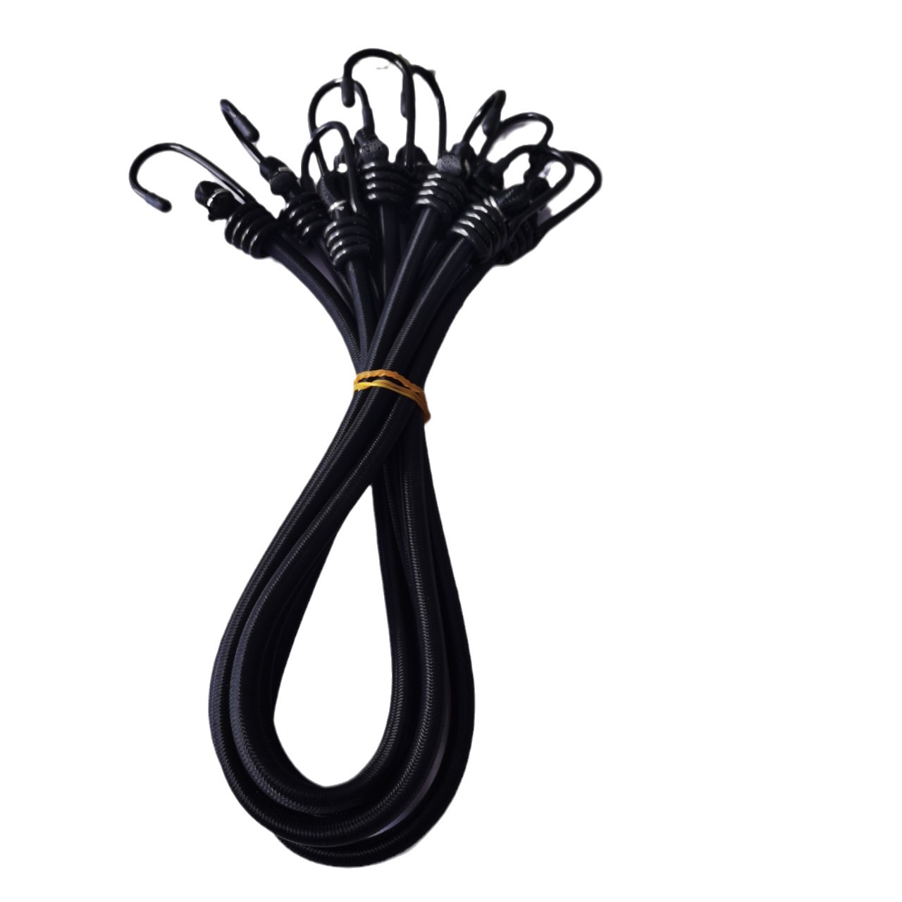 Picture of Wholesale high elastic luggage binding rope beef tendon core elastic rope with hook motorcycle helmet rope trunk fixing belt