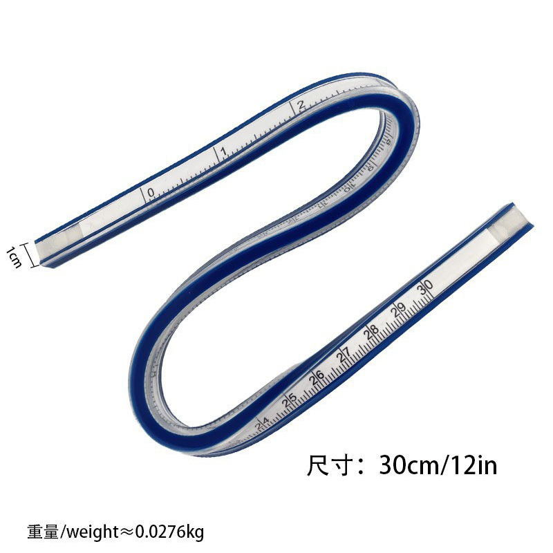 Picture of Pattern printing ruler clothing scale pattern making clothing curve cutting sewing tool multi-functional pattern printing ruler