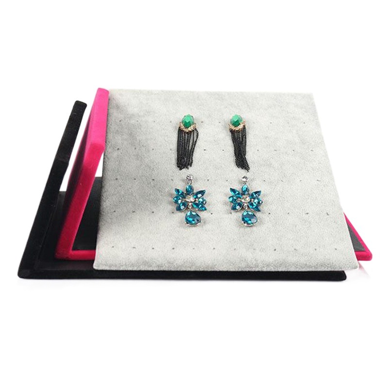 Fleece Earrings Display Rack Jewelry Rack Vertical Brand Earrings Ring Necklace Rack Storage Board Jewelry Prop Rack