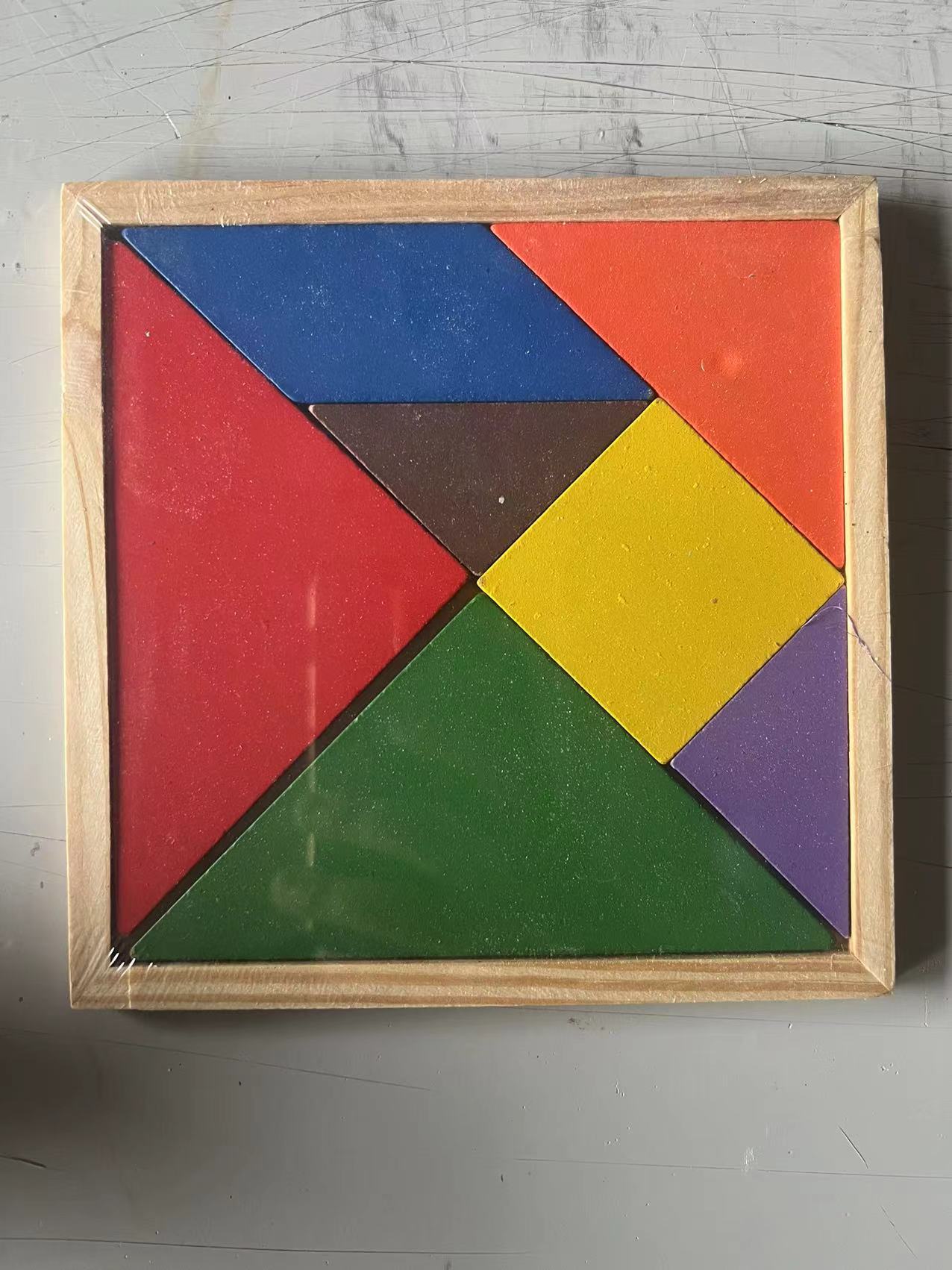 Picture of Magnetic jigsaw puzzle for children Primary School students first grade colorful puzzle wooden toys kindergarten early education puzzle