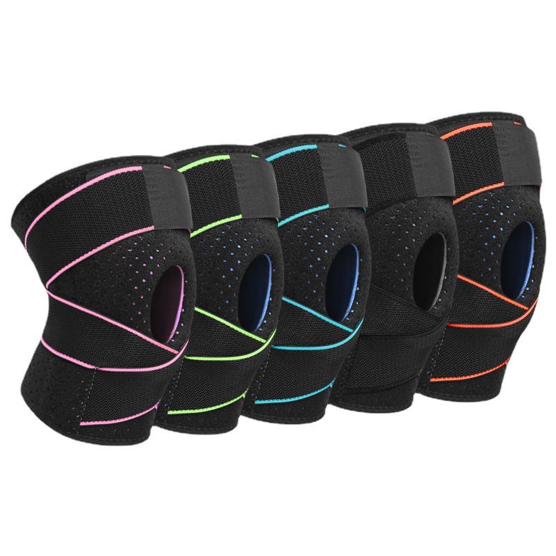 Picture of Sports straps pressurized silicone cold knee pads running basketball mountaineering riding badminton knee pads manufacturers spot
