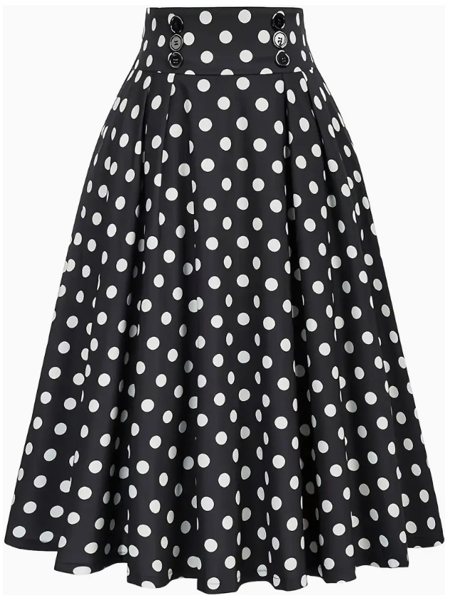 Picture of 24 New European and American ebay Foreign Trade AliExpress Amazon Contrast Color Decorative Skirt Women's Plaid Joker Skirt