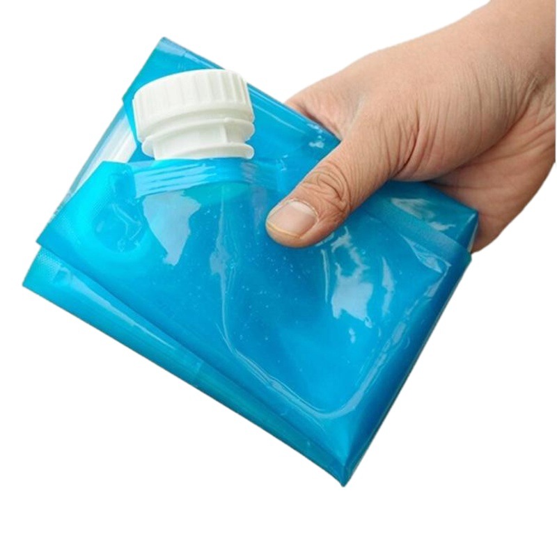 In stock 5L large capacity water bag sports portable folding water bag outdoor travel camping mountaineering portable water storage bag