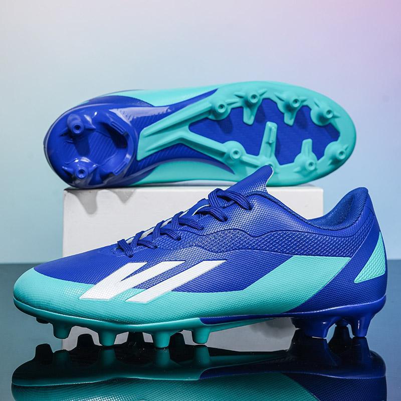 New style football shoes men and women TF broken nail competition sports training shoes teenagers students lawn spike running shoes