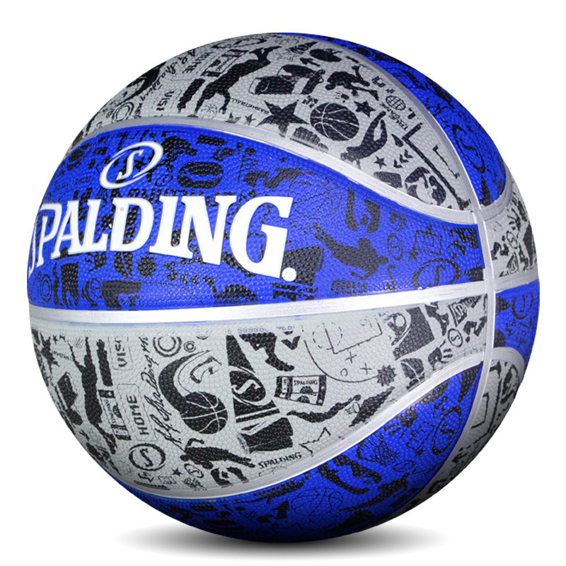 Spalding Spalding Basketball No.7 Rubber Graffiti Outdoor Flower Ball Cool Street Basketball 84-478Y