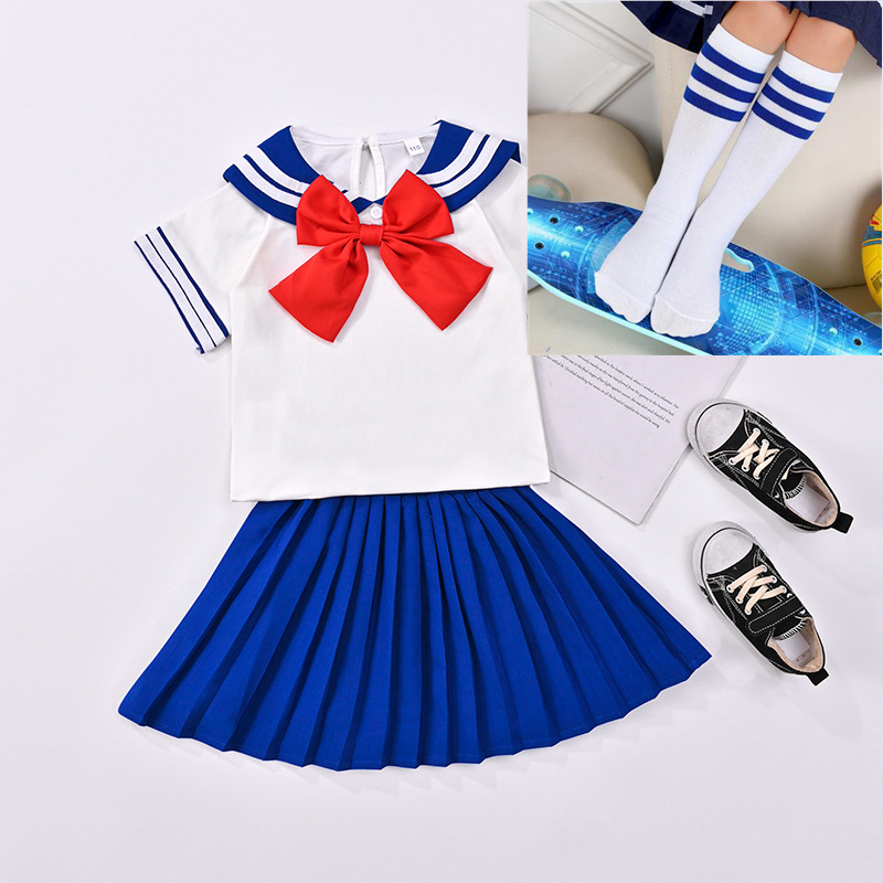 Picture of Children's Autumn Suit Sailor Moon Cosplay Stage Catwalk Water Ice Moon Dress Female Performance Clothing K-Style