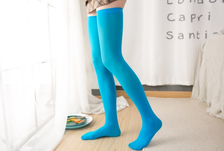 Picture of JK Japanese Velvet Over-the-Knee Socks Student Thigh Socks Mid-high Stockings Plus Stockings Spring and Autumn Women's High Stockings