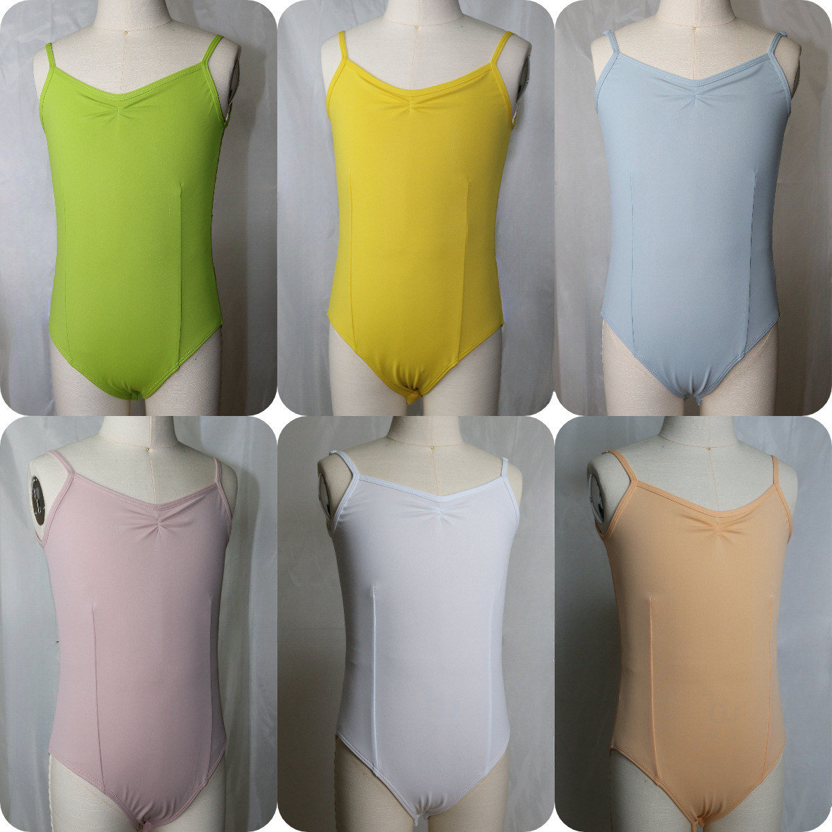 Children's Ballet Practice Clothes, Girls' High-Crotch Art Examination Body Suits, Suspender One-Piece Dance Suits, Adult Gymnastics Suits