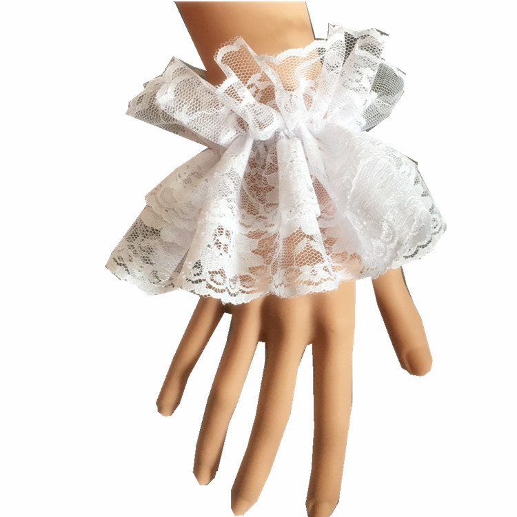 Picture of Lolita Accessories Short Lace Hand Sleeves Gloves Lace Sexy Nightclub Japanese Soft Girl Hand Sleeves Clothing Accessories