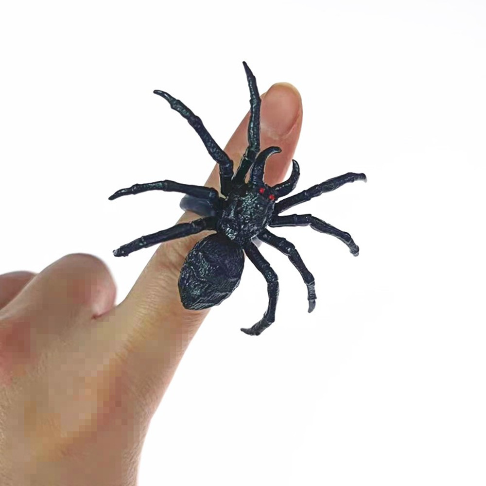 Bat Ring Spider Opening Ring Halloween Dress Up Prom Party Props Adult Women