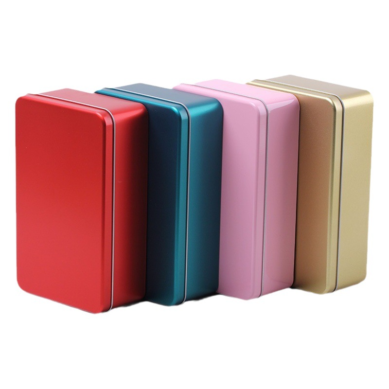 Tinplate Box Cookie Cracker Box Tiramisu Cake Tinplate Can Handmade Biscuit Square Iron Box