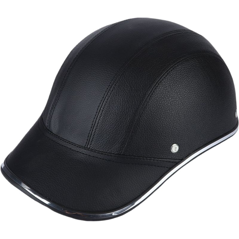 Electric Vehicle Summer Half Helmet Four-Season Cycling Baseball Cap Helmet Duckbill Hat Breathable Lightweight Retro Four-Season Sun Hat