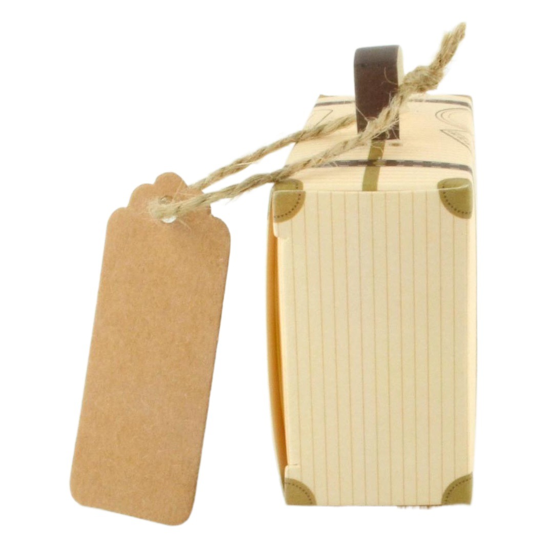 European Creative Amazon Mini Suitcase Wedding Candy Box Wedding Gift Candy Packaging Box Airplane Carton Wholesale