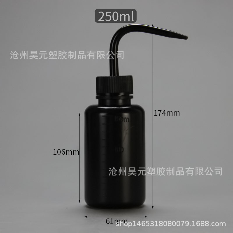 Picture of Thickened plastic washing bottle elbow bottle in stock wholesale 150ml meat watering can squeeze bottle plastic washing bottle elbow