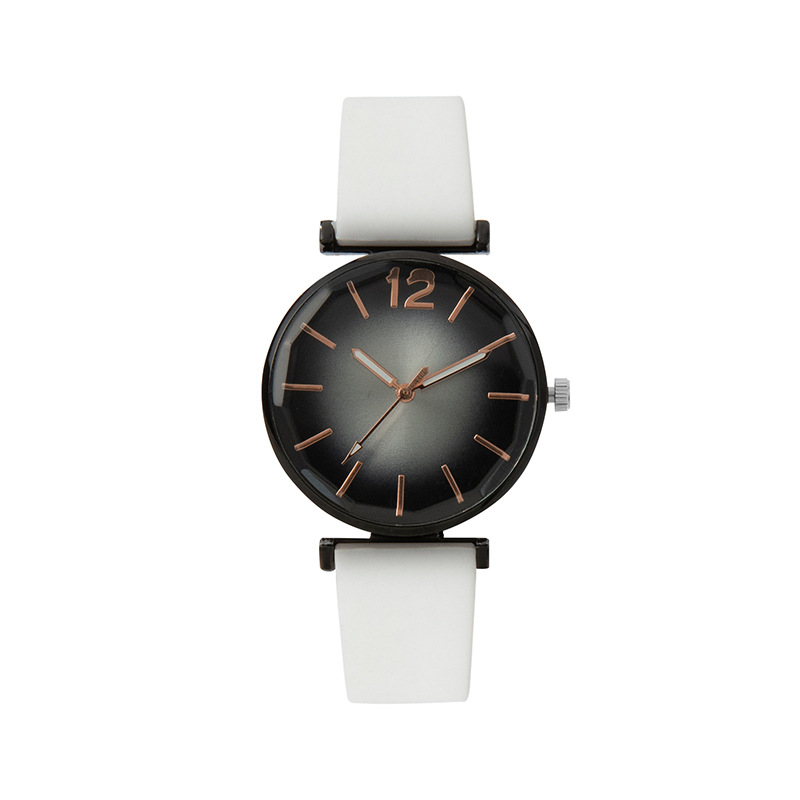 Picture of Foreign trade hot ladies watch fashion simple temperament digital scale women's watch silicone tape quartz watch wholesale