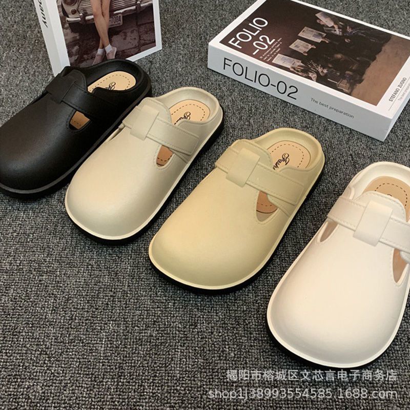 Summer Baotou Half Slippers 2025 New Sandals for Women Summer Outer Wear Non-Slip Summer Sandals for Women Wholesale
