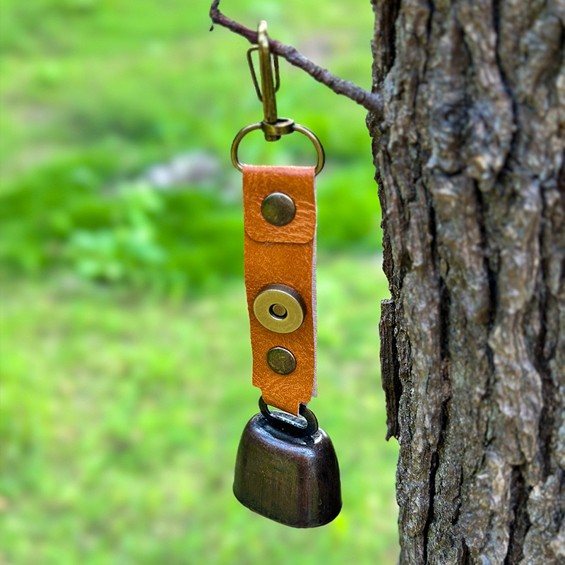 Picture of Outdoor escape bear Bell camping atmosphere wind chimes pendant keychain accessories hiking reminder Bell pet hanging Bell