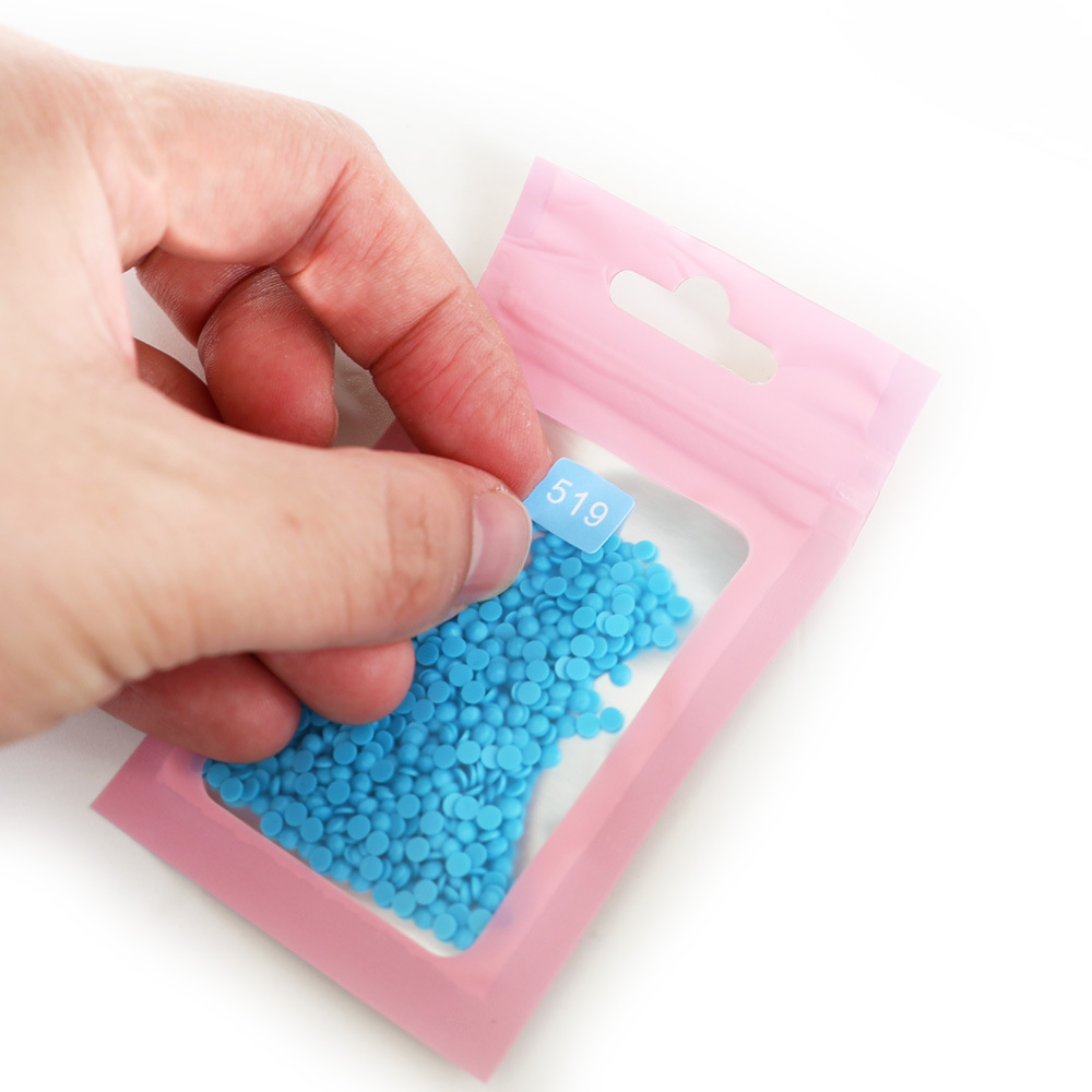 Picture of Diamond Painting Storage Bag Color Drill Bag Storage Bag DIY New Self-sealing Bag Color Number Sticker suit