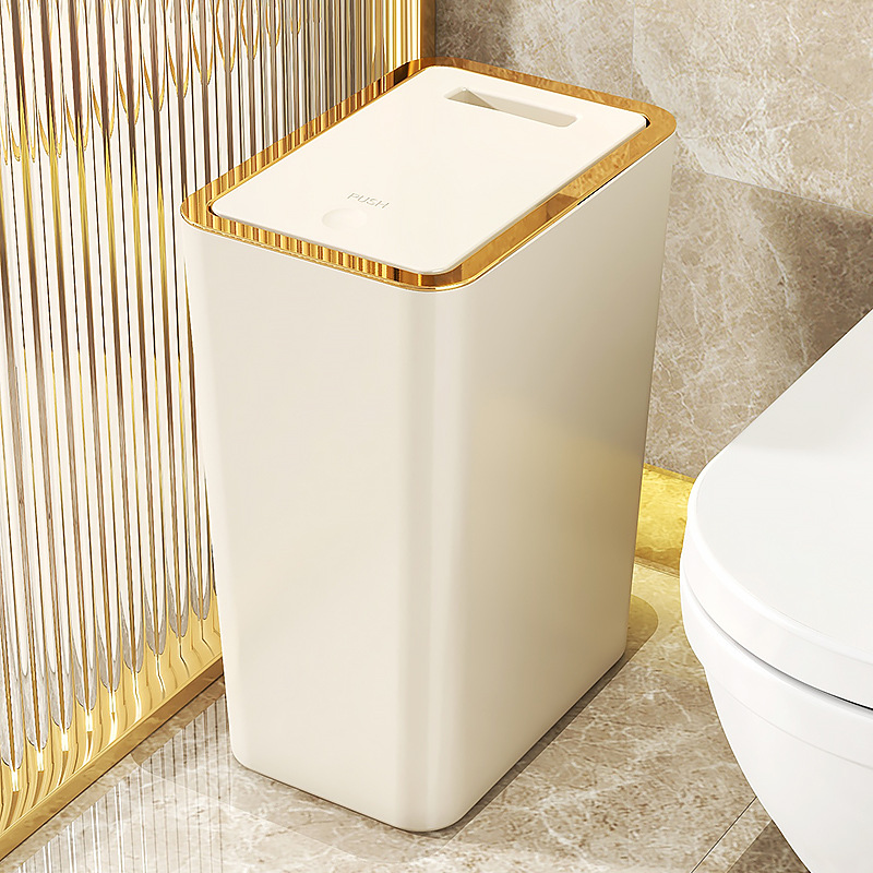 Picture of Trash Can with Lid, Household Toilet, Kitchen, Accessible Luxury, High-End Bathroom, Large Trash Can, Starting from One Piece