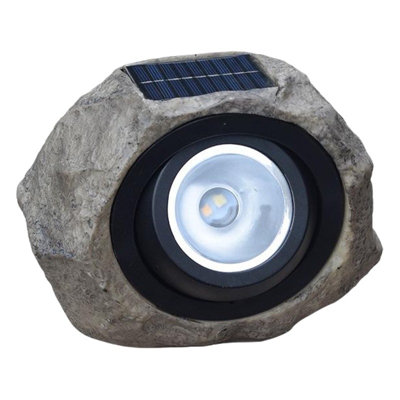 Amazon Cross-Border Solar Stone Lamp Courtyard Lamp Outdoor Garden Lawn Spotlight Ip65 Waterproof Led Lamp
