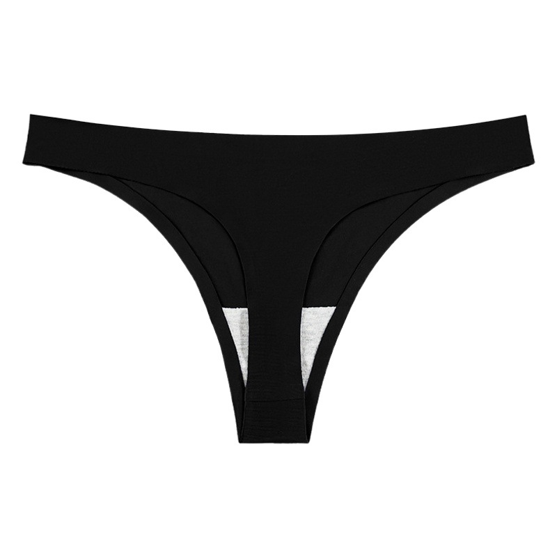 Sexy Lingerie European and American One-Piece Ice Silk Seamless Thong Women's Panties Tback Sexy Lingerie Female Sexy