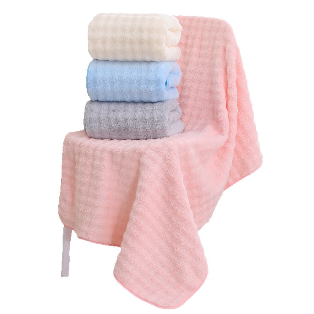 Picture of New Enlarged and Thickened Coral Velvet Bath Towel, Bubble Velvet Couple Towel, Absorbent, Quick-Drying, Soft, Not Easy to Shed Hair, Adult Wrap Towel