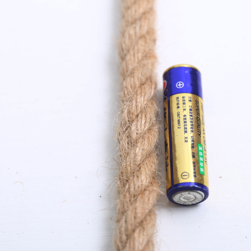 Picture of Hemp Rope Source Factory Thick Jute Rope Bundle Handmade DIY Hanging Tagline Retro Lamp Twist Cat Climbing Frame Thick Tug
