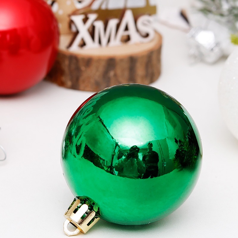 Picture of Cross Border in stock Christmas Decorations 6cm/30pcs Transparent Ball Christmas Ball suit Christmas Tree Pendant