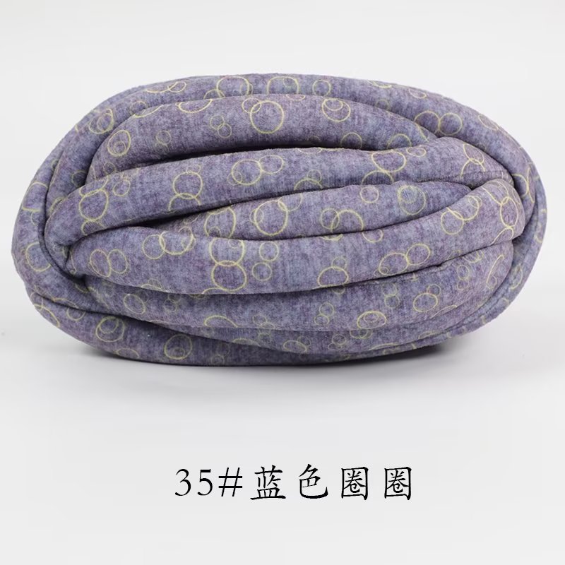 Picture of Filling heart cotton warm velvet cotton wool thick ice island wool diy hand-knitted hook blanket carpet blanket kennel cat nest cushion
