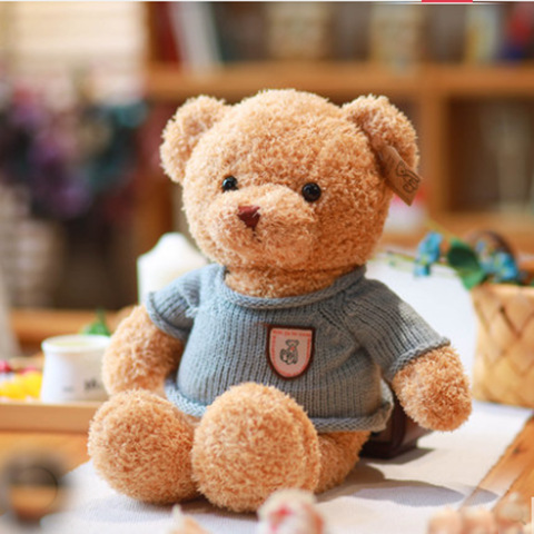 Picture of Sweater Teddy Bear Hug Bear Doll Plush Toy Bear Pillow Doll Wedding Gift Cute