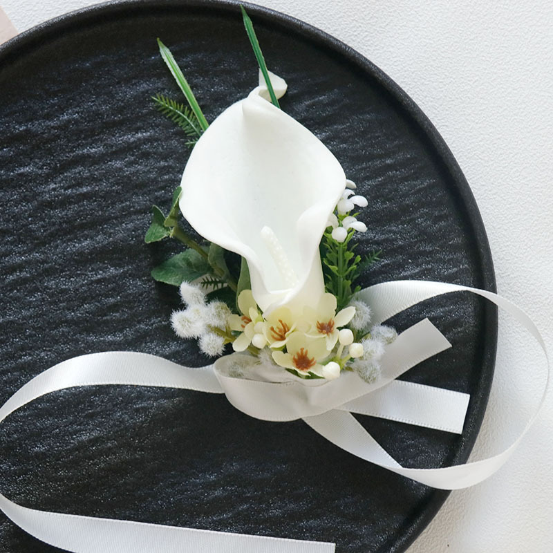 Picture of 237 Western-style business celebration corsage hand flower wedding supplies artificial flower studio photo props White series