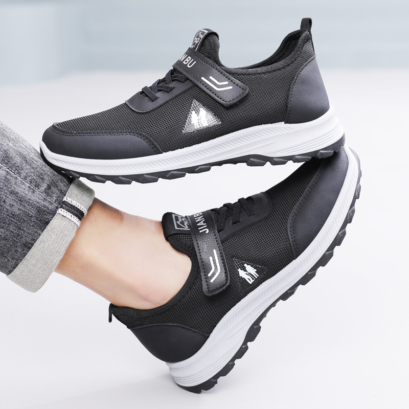Hongxianghe genuine goods walking shoes men's spring and summer new breathable lightweight elderly shoes middle-aged and elderly father shoes manufacturers wholesale