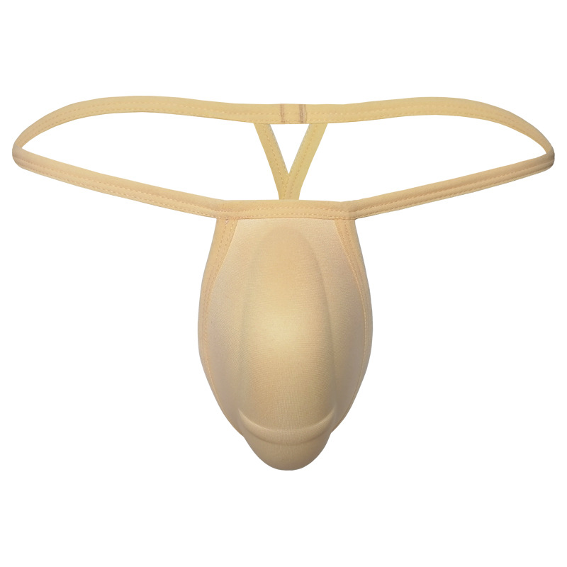 Picture of European and American foreign trade Men's sponge Cup underwear three-dimensional contour soft breathable thong Big Sexy GAY