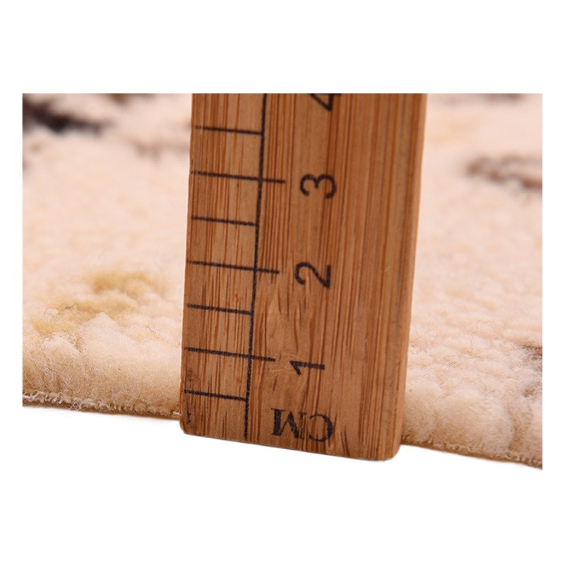 Nordic Diamond Plaid jacquard lambswool fabric autumn and winter coat plush fabric polyester jacquard lambswool cloth