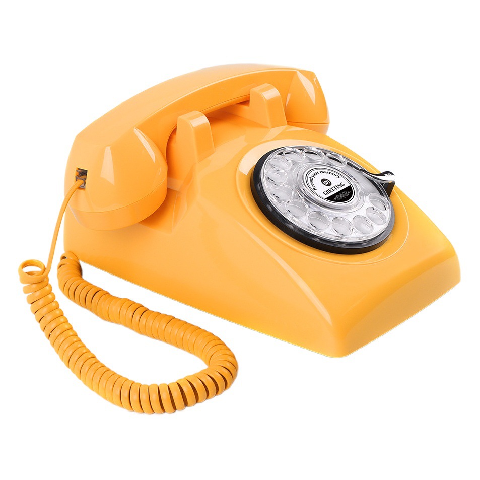 Retro Vintage Fixed Landline Telephone Hotel Wedding Loud Ringtone Telephone Antique Recording Telephone Wholesale Manufacturer
