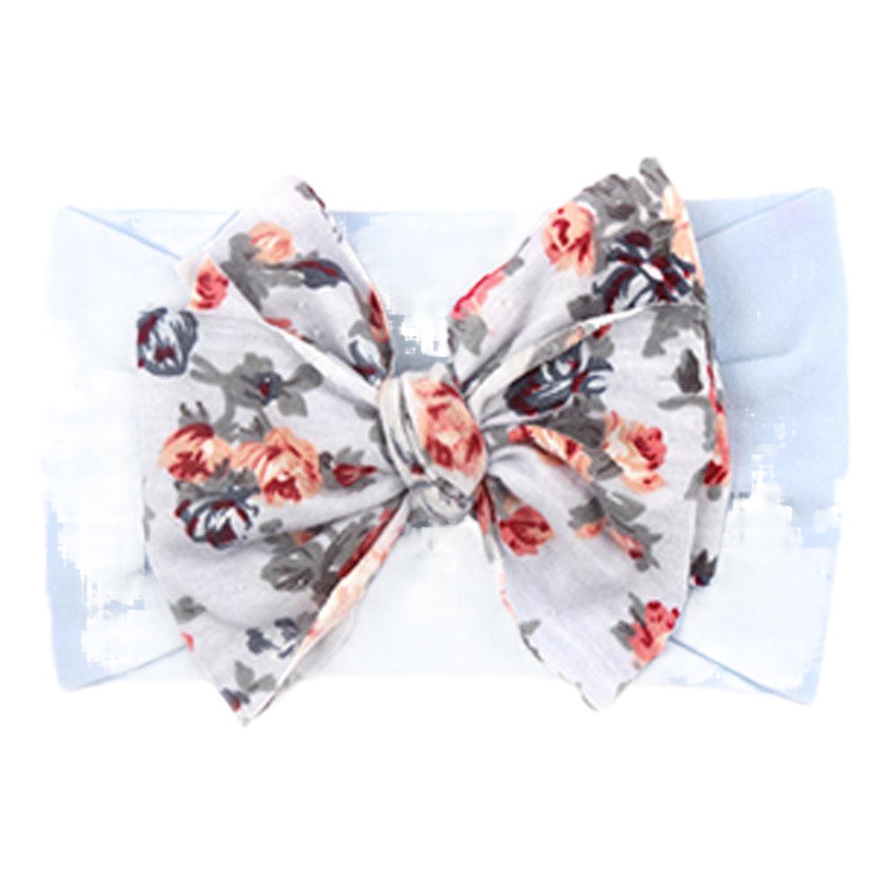 European and American New Style Children's Elastic Hairbands, Bohemian Bow Nylon Baby Headbands, Four-Season Baby Hair Accessories
