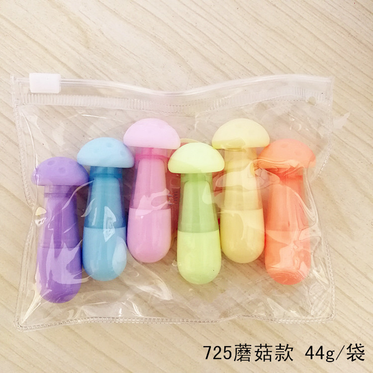 Picture of Highlighter Mini Pill Highlighter Color Painting Key Pen Marking Pen Doodle Pen Color Pen 6 Color Set