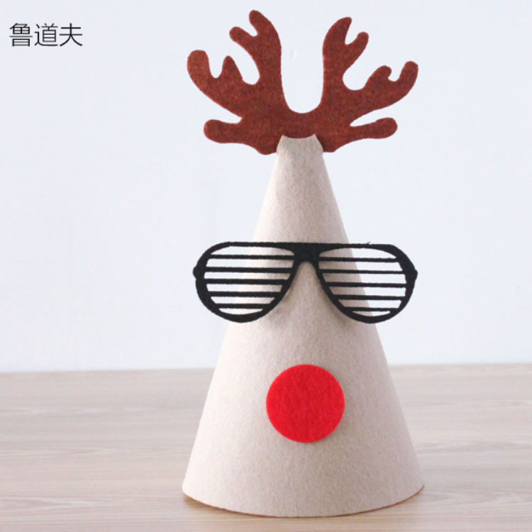Felt Ornaments Christmas Hats Christmas Felt Pendants Felt Gifts