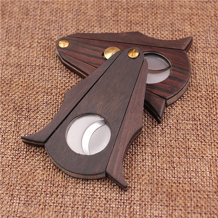 Factory Wholesale Stainless Steel Veneer Cigar Cutter Cigar Cutter Cigar Hole Opener Business Gift Gift 849U
