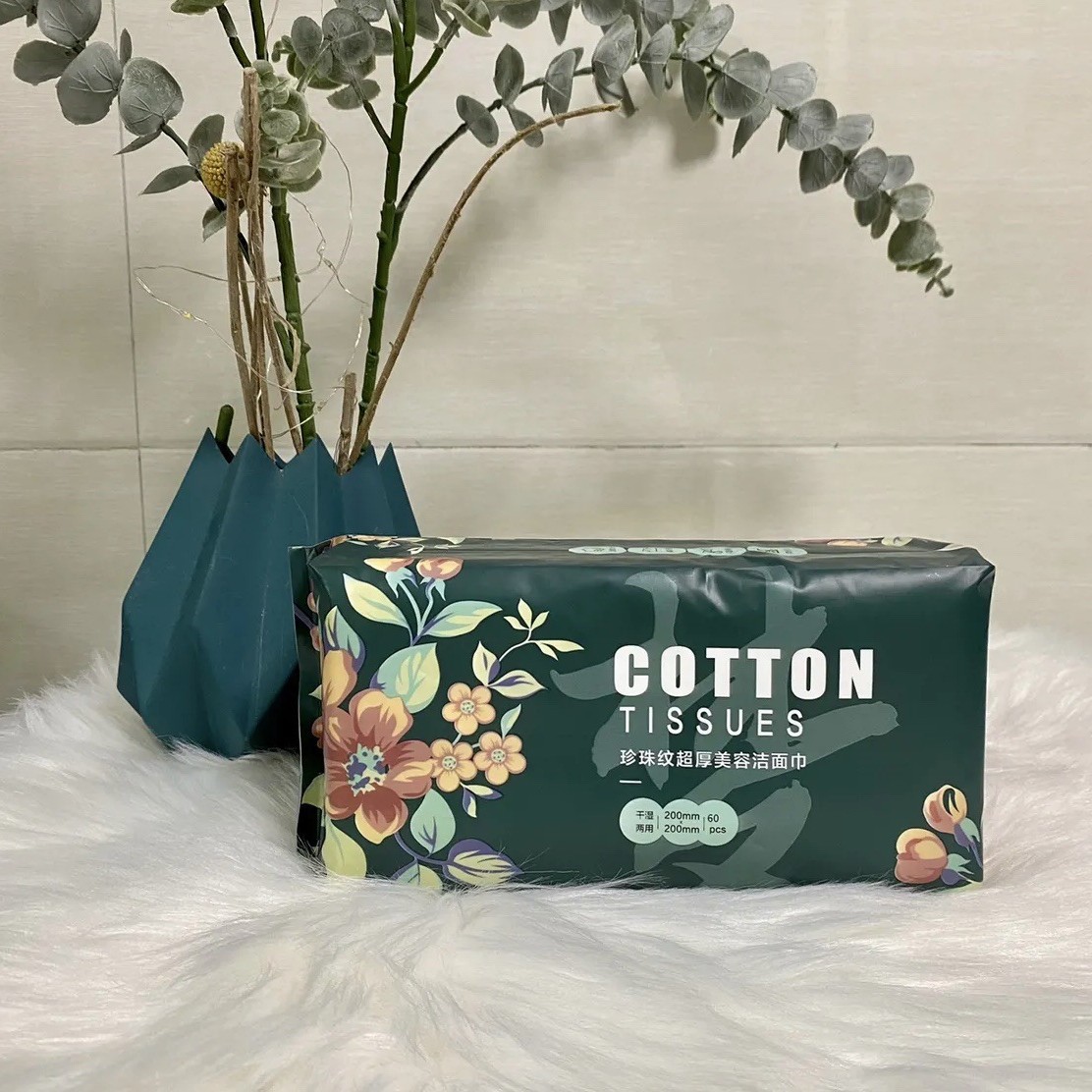 Picture of 600g Roll Towel Towel Disposable Dry and Wet Dual-Use Makeup Remover Roll Type Cotton Soft Towel Beauty Cleansing Towel