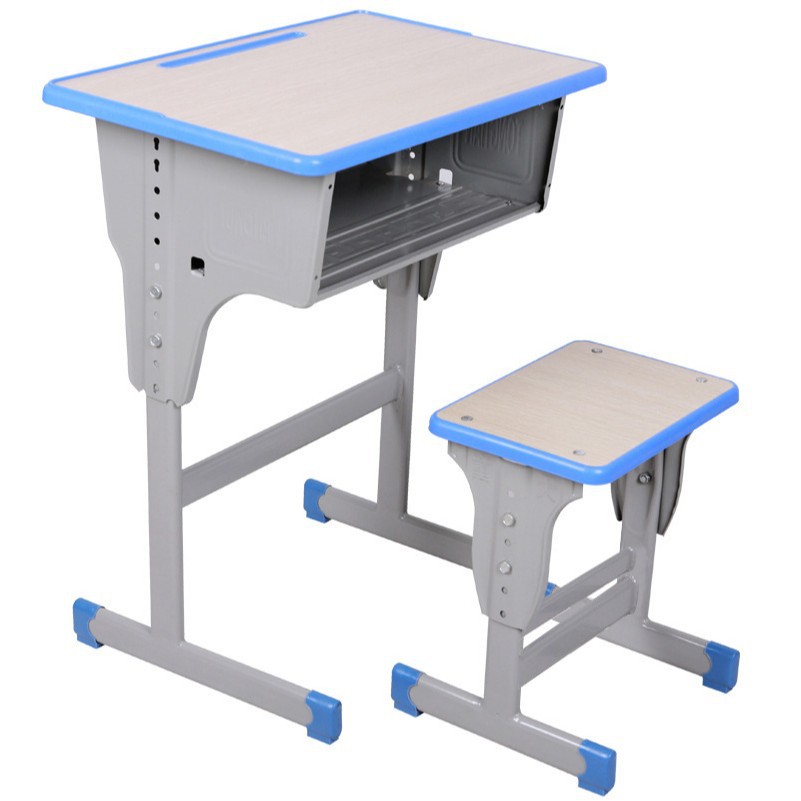 Picture of School Desk and Chair Training Desk Study Desk Children's Desk Single Training Desk Liftable Student Desk and Chair