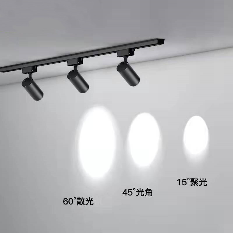 Picture of Zoom track light led clothing store focusing spotlight commercial spotlight bar cob full spectrum focusing track light